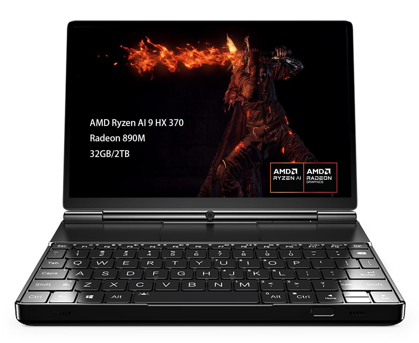 GPD Win Max 2 Handheld Game Console Mini Laptop Gamepad UMPC 10.1" Touchscreen PC with Win11 AMD Ryzen AI 9 HX 370 32GB RAM/2TB M.2 2280 SSD