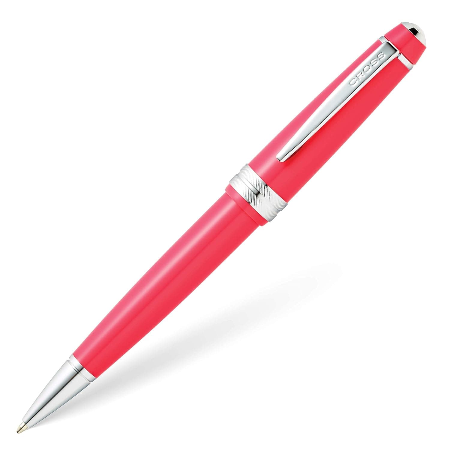 Cross AT0742-5 Bailey Light Polished Coral Resin Ballpoint Pen | Ballpoint Pen, Refillable for Long-Lasting Use, Smooth Ink Flow, Comfortable Grip, Premium Gift Box, Medium Point Refill