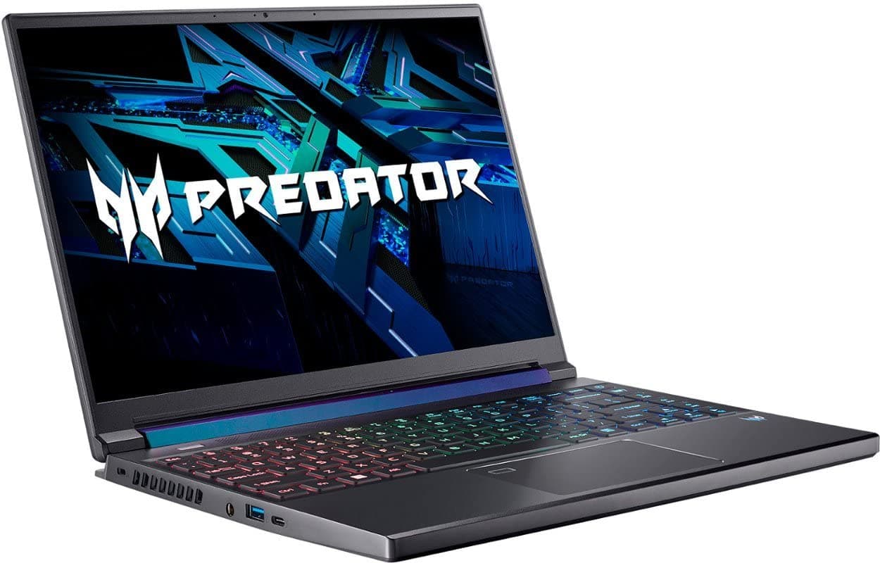 Acer Predator Triton 300 SE 14-inch WUXGA 165Hz, 512GB SSD, i7-12700H Gaming Laptop (16GB RAM, GeForce RTX 3060, Backlit Keyboard, Windows 11 Home, Titanium Gray) PT314-52s-747P, 2022 Model