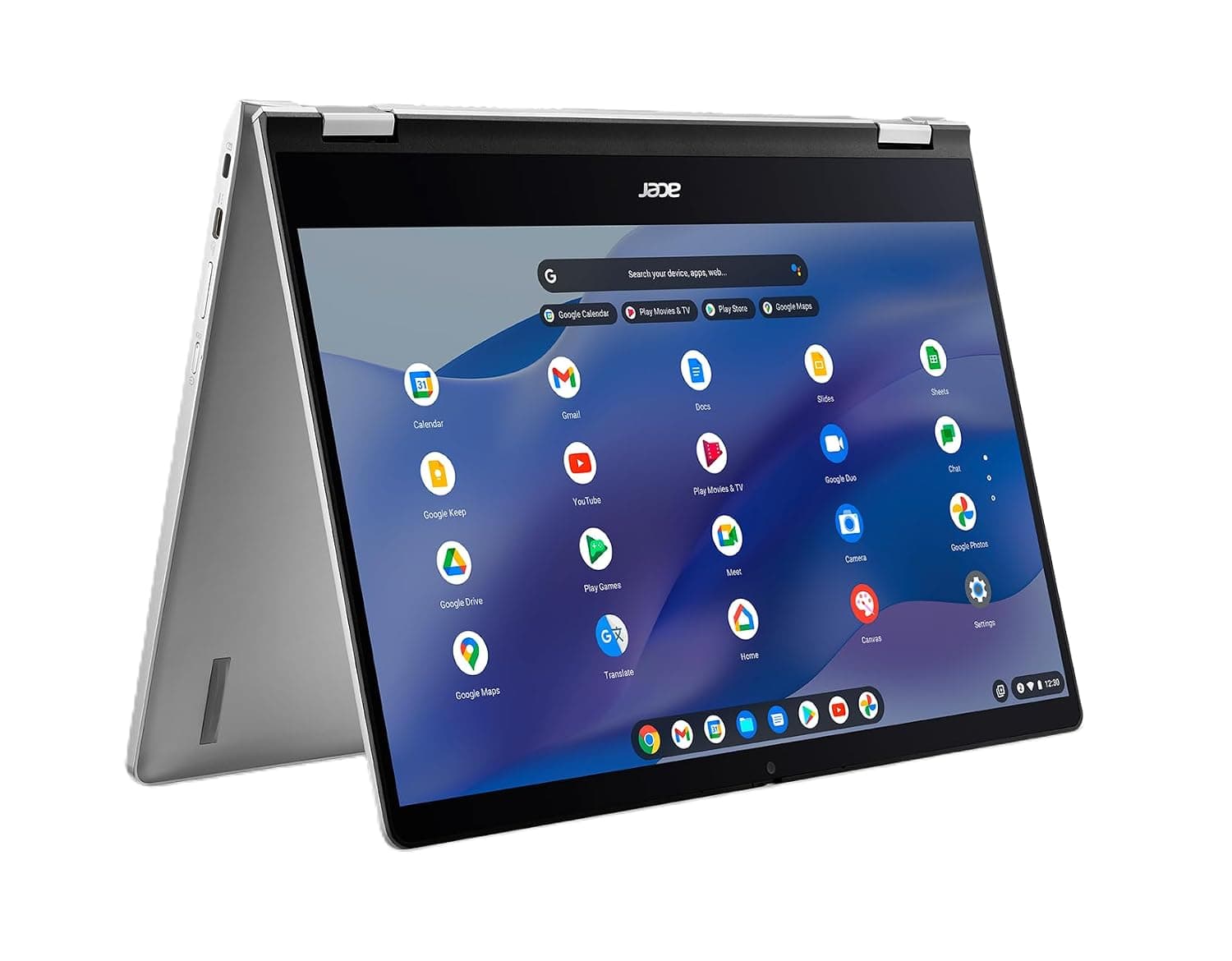 Acer Chromebook Spin 514 CP514-3HH-R6VK Laptop | AMD Ryzen 5 5625C | 14" FHD IPS Touch Display | 8GB LPDDR4X | 128GB eMMC | Wi-Fi 6 | FHD Webcam | HDMI Port | Backlit Keyboard | Chrome OS | Sleeve