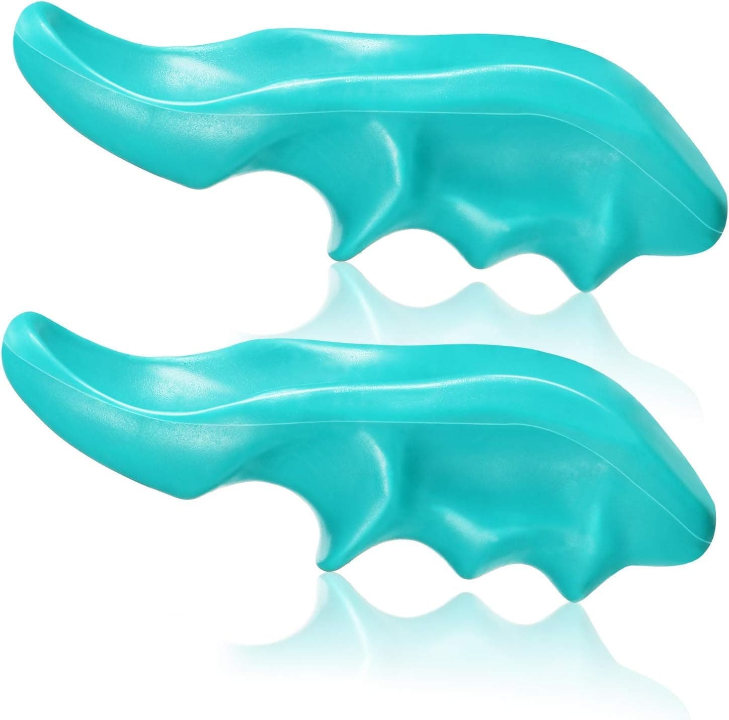 NALACAL 2 Pcs Thumb Saver Massage Tool, Manual Deep Tissue Massage Tool for Gentle Point Massage, Stress Relief and Relaxation, Green