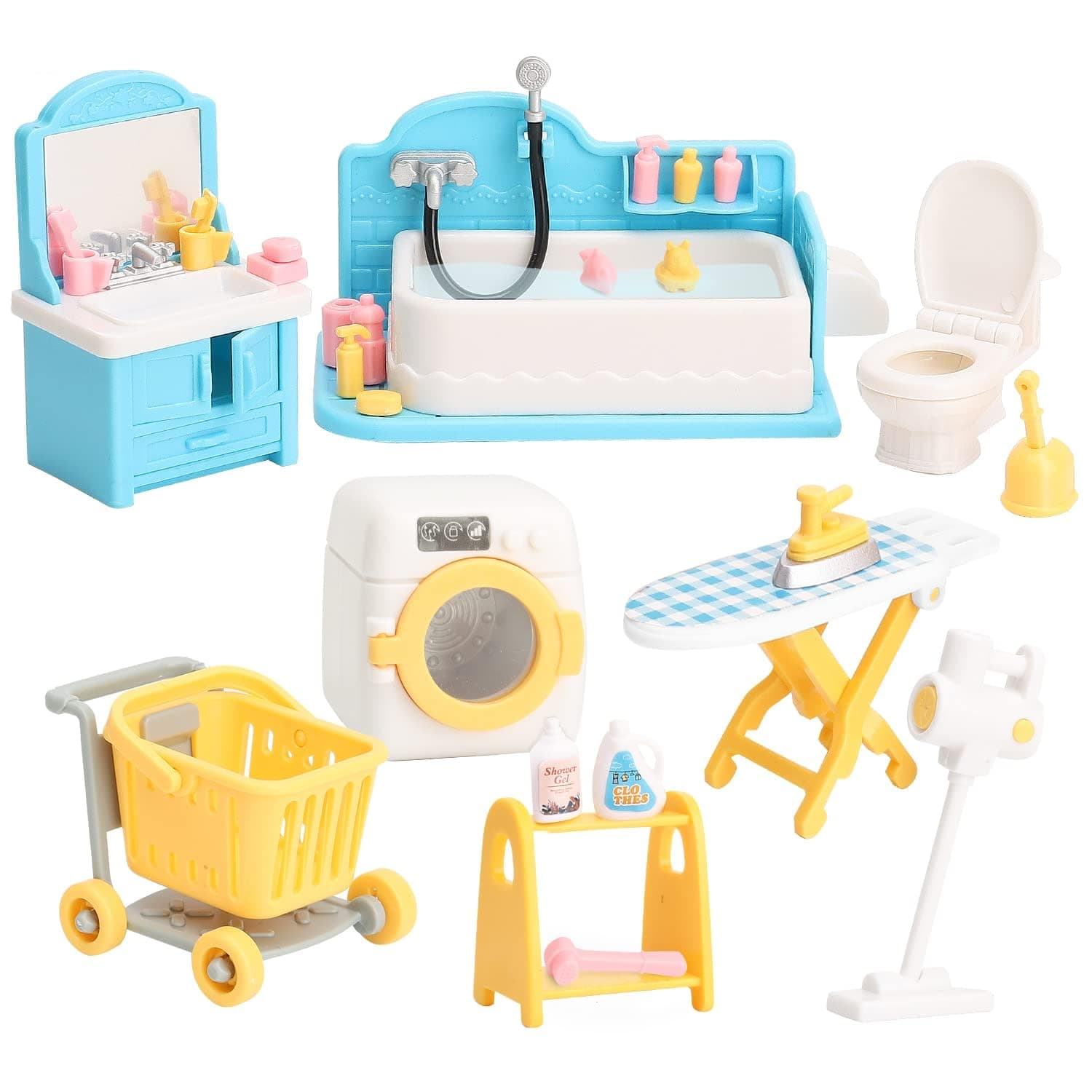 Doll House Furniture Accessories for Kids, House Big Dreams for Baby Toys, Gift for Kids Toddlers Age 3+