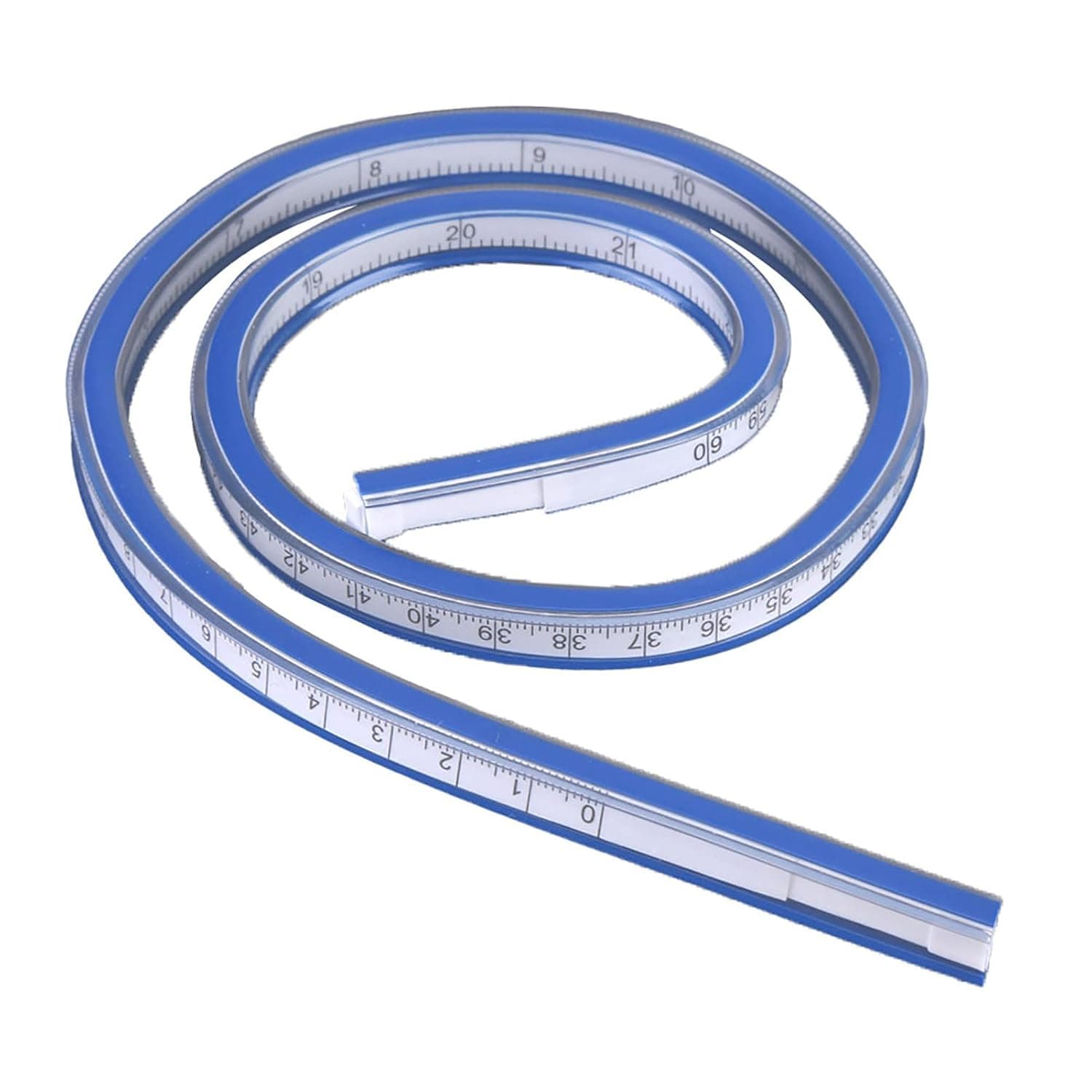Sewing Rulers Drafting Ruler Plastic Curve Rule, Craft Supplies Drawing Measure Tool Flex Design Rule Flexible Curve Ruler, for Drafting for Engineering(60 cm)