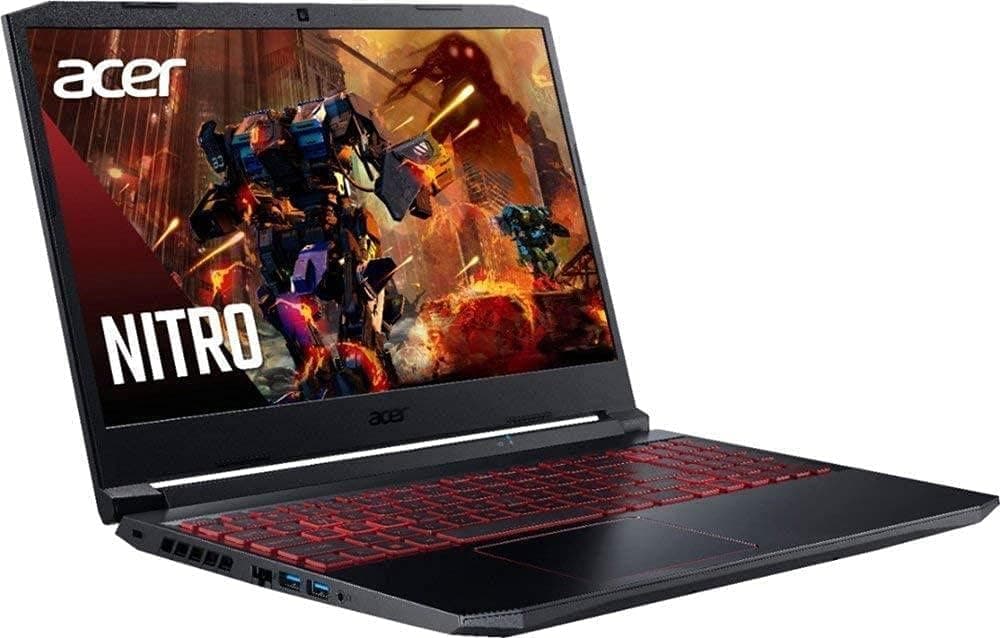 Acer - Nitro 5 15.6" Laptop - Intel Core i5-10300H 8GB Memory - NVIDIA GeForce GTX 1650-256GB SSD - Obsidian Black