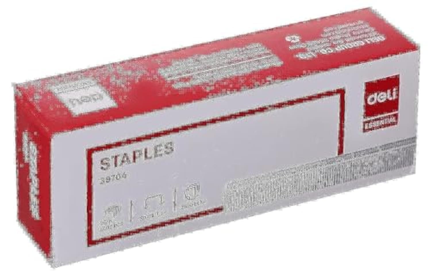 Deli 26/6 No. Stapler Pin 5000-Pieces, Silver