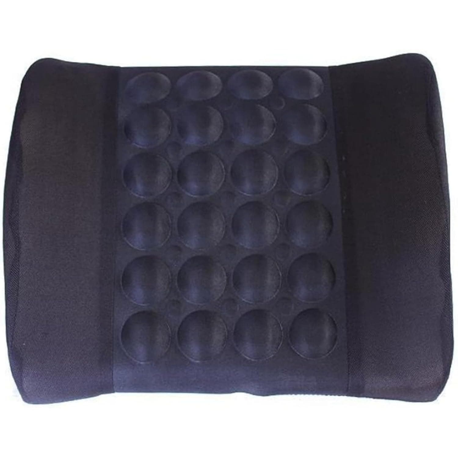 HALAMODO Car Waist Lumbar Massage Cushion, Auto Health Care Body Massager, Electric Heated, Meridian Therapy Back Brace Support Pillow Pad(Black)