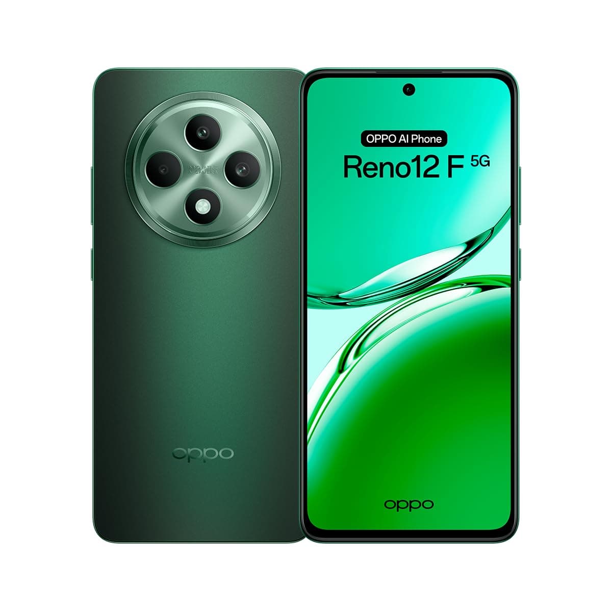 Oppo Reno12 F Dual-SIM 256GB ROM + 8GB RAM (GSM Only | No CDMA) Factory Unlocked 5G Smartphone (Olive Green) - International Version