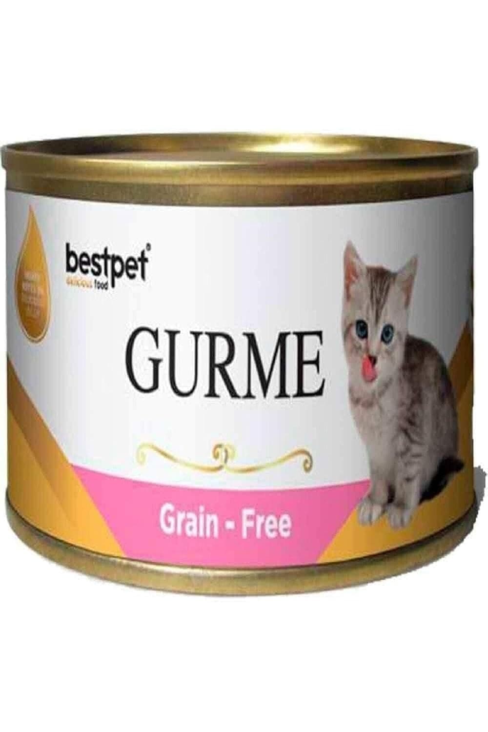 Bestpet Gourmet Kitten Cat Food, Grain-Free, Chicken Pieces in Can, 85g