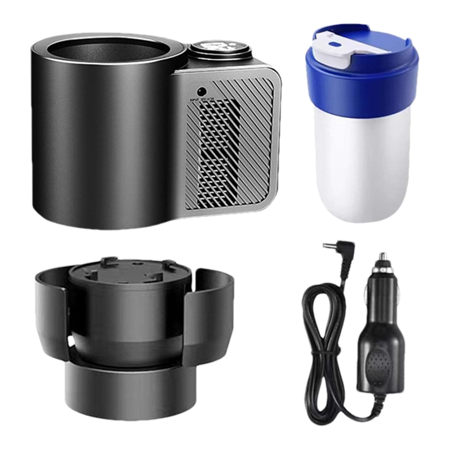 2-in-1 Smart Car Cup Warmer Cooler Portable Quick Heating Cooling | Intelligent Car Heater Cooling Travel Mug Safe Protection Small Coffee Cup for Water Milk Coffee Beverage