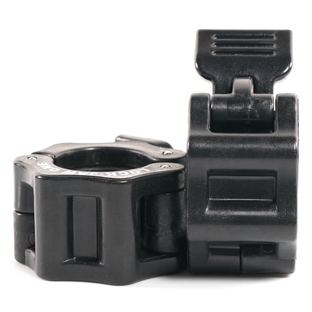 ironcompany Lock-Jaw Unisex Adult One-Inch Standard (Pair - 1 Inch /25Mm), Black Barbell Collar - 1"