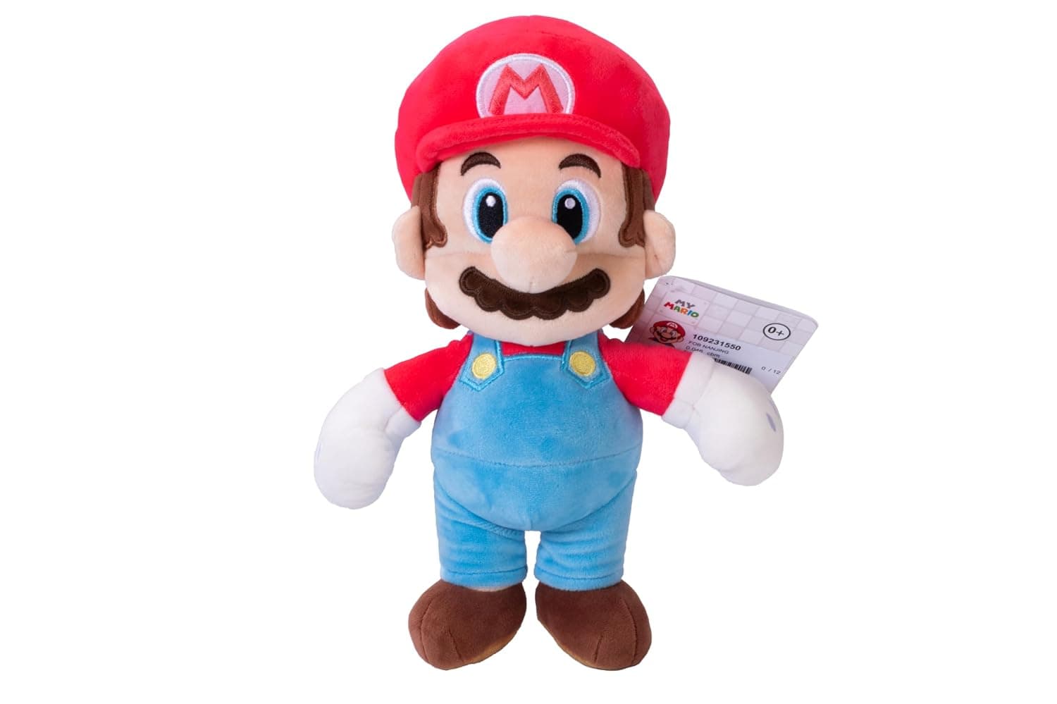 Simba My Mario Baby Plush Toy for Infants – Soft 10-Inch Mario Cuddly Toy for Babies & Toddlers, Fully Embroidered