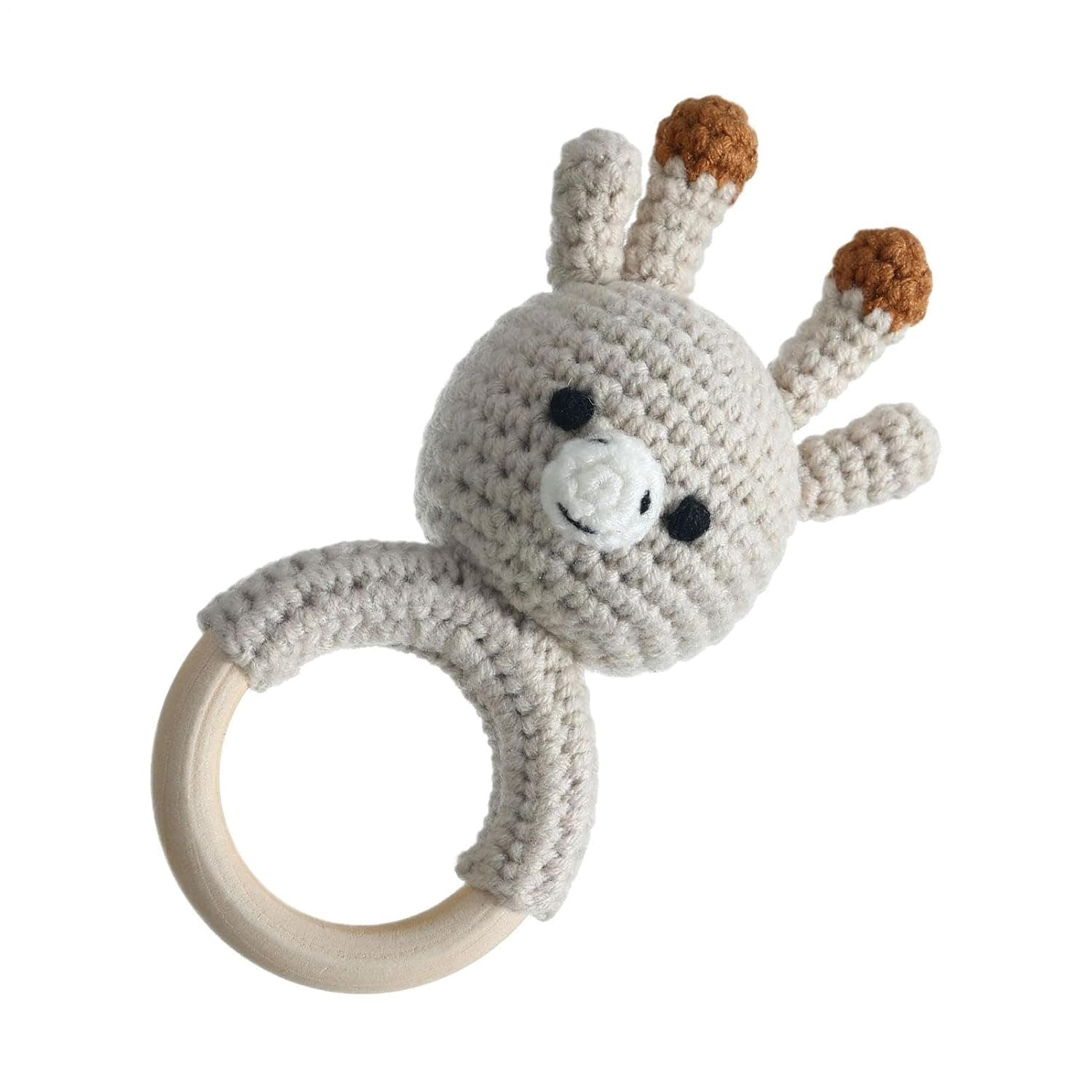 Rattle Toy For Handmade Crochet Grab Rattle | Educational Soothing Teether Toy, Shower Decor Stuffed Animals For Boys Girls Kids