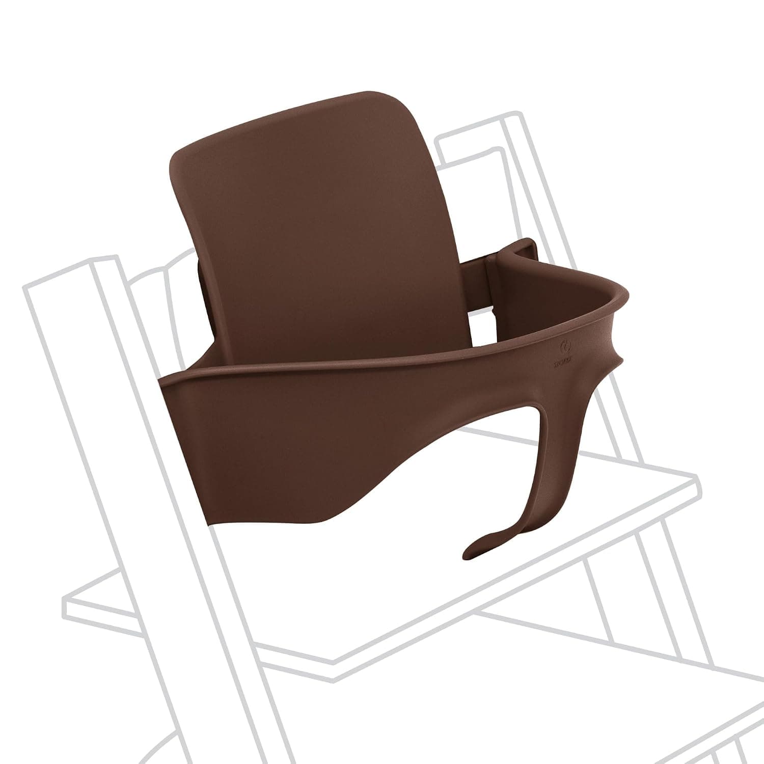 Stokke Tripp Trapp Baby Set 2, Warm Brown - Suitable for Children from 6-36 Months - Transform Tripp Trapp Chairs Produced After May 2003 into a Comfortable High Chair