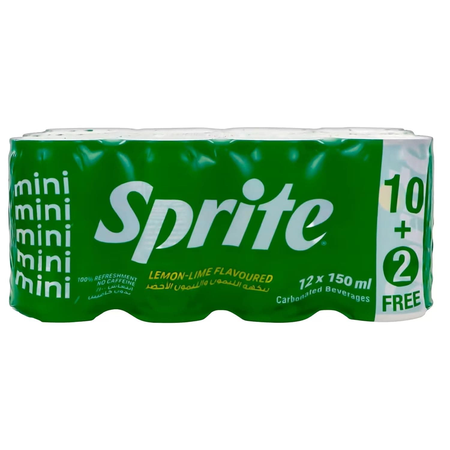 Sprite Soft Drink – 12 x 150 ml Cans (10 + 2 FREE)