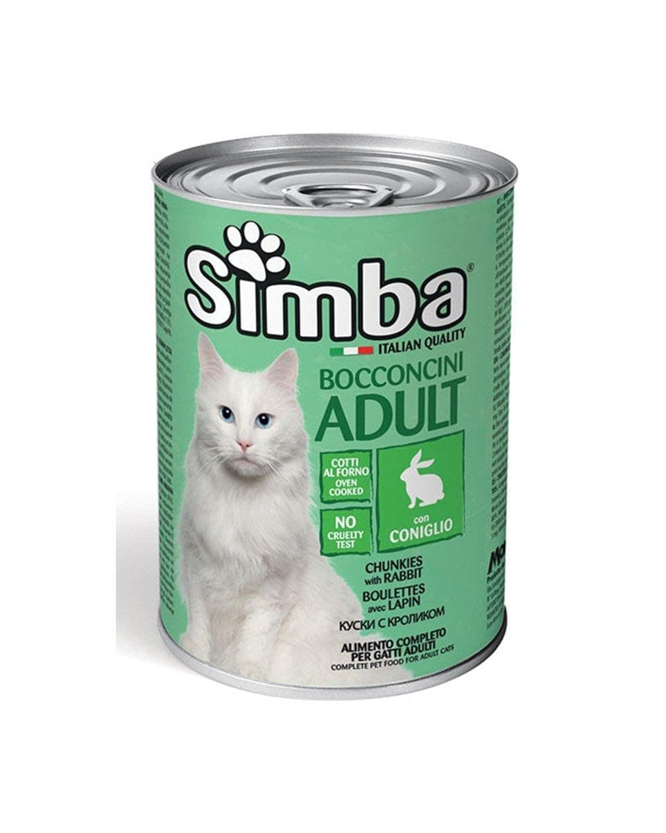 Simba Cat Wet Food, Fresh Rabbit Meat, 415g