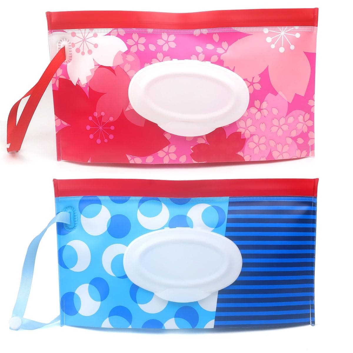 Baby Wipe Dispenser,Portable Refillable Wipe Holder Wipe Dispenser Bag Reusable Travel Wet Wipe Pouch
