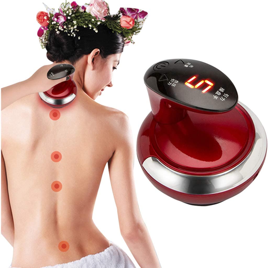 Electric Scraping Instrument Electric Gua Sha Scraping Massage and Cupping Tool Handheld Physical Gua Sha Massage Device for Relaxation Pain Relief Sore Muscles