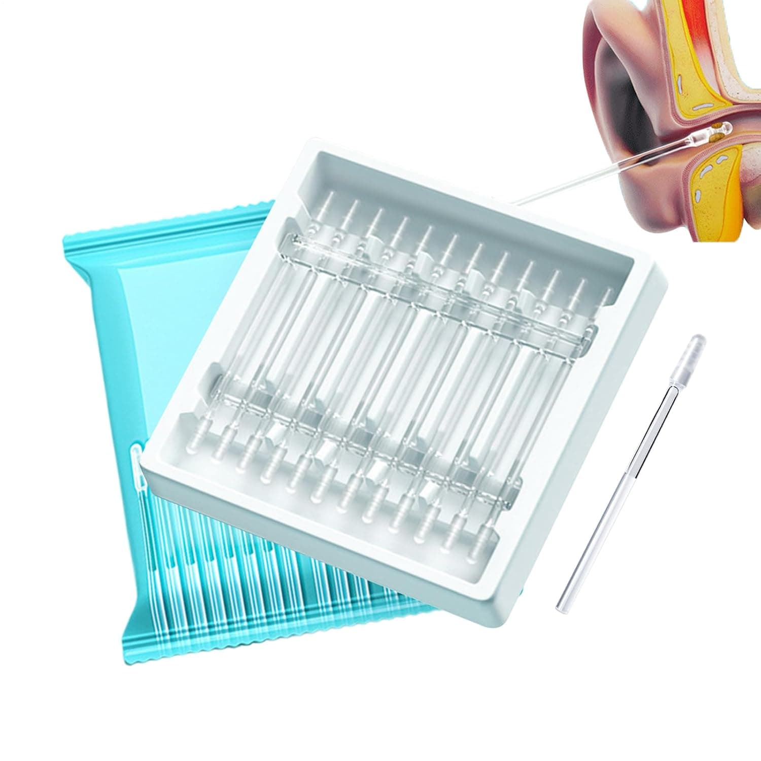 Ear Cleaner Pick Reusable Adhesive Washable | Earwax Remover Pick for Travel Commuting Home School Adults Men Women Jewelry Electrical Appliance