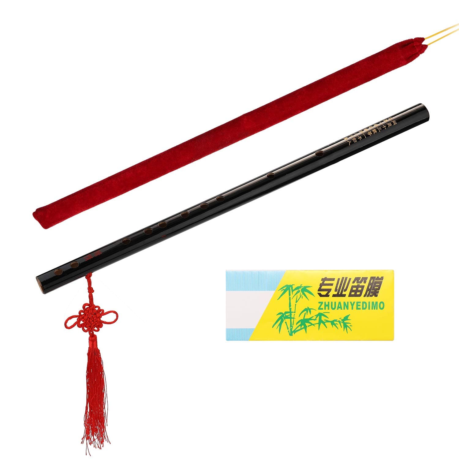 Festnight Bamboo Flute Woodwind Musical Instrument Beginner Learner Student Practice Training Traditional Handmade Bamboo Flutes