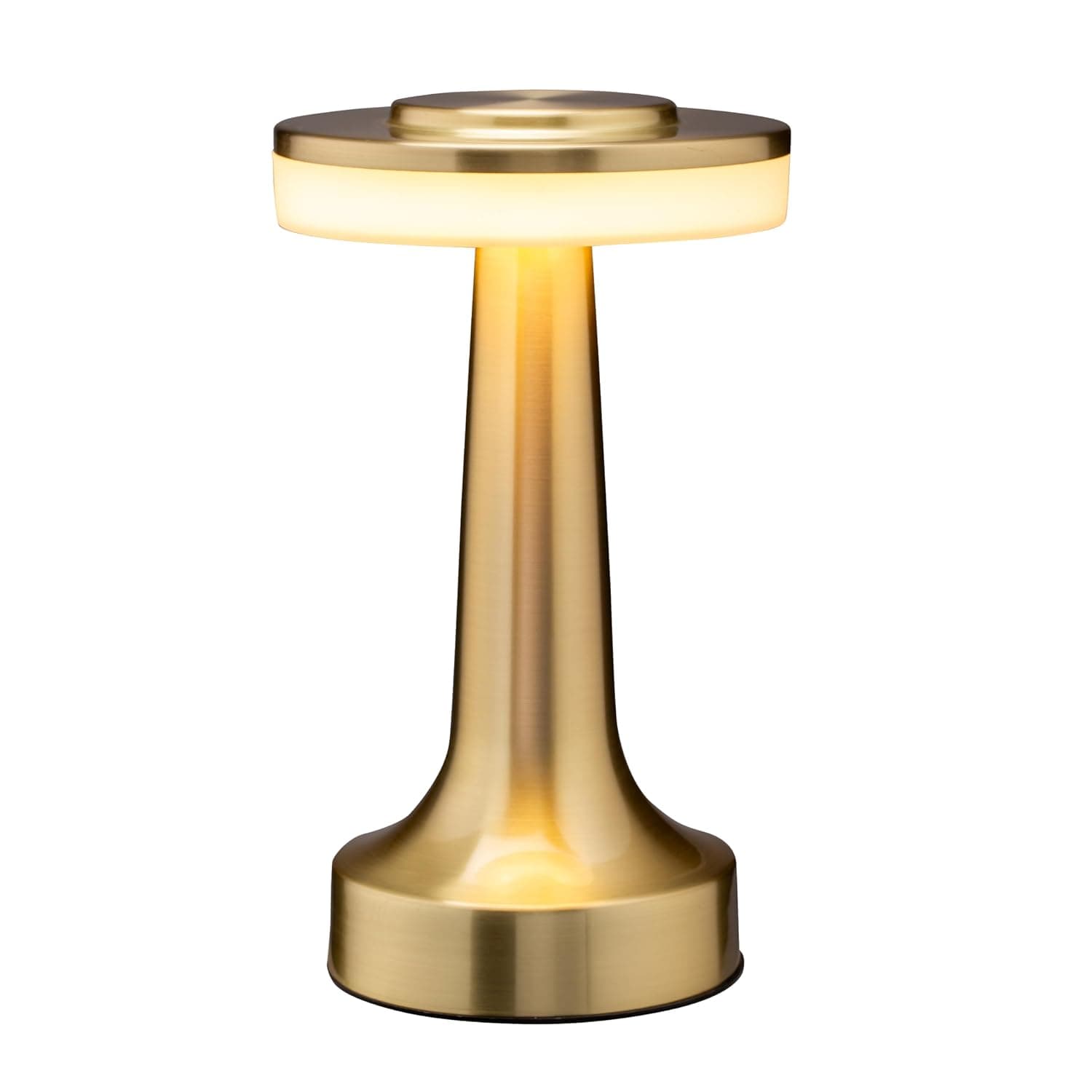 O'Bright Portable LED Table Lamp with Touch Sensor, 3-Levels Brightness, Rechargeable Battery Up to 48 Hours Usage, Night Light for Kids Nursery, Nightstand Lamp, Bedside Lamp (Gold)