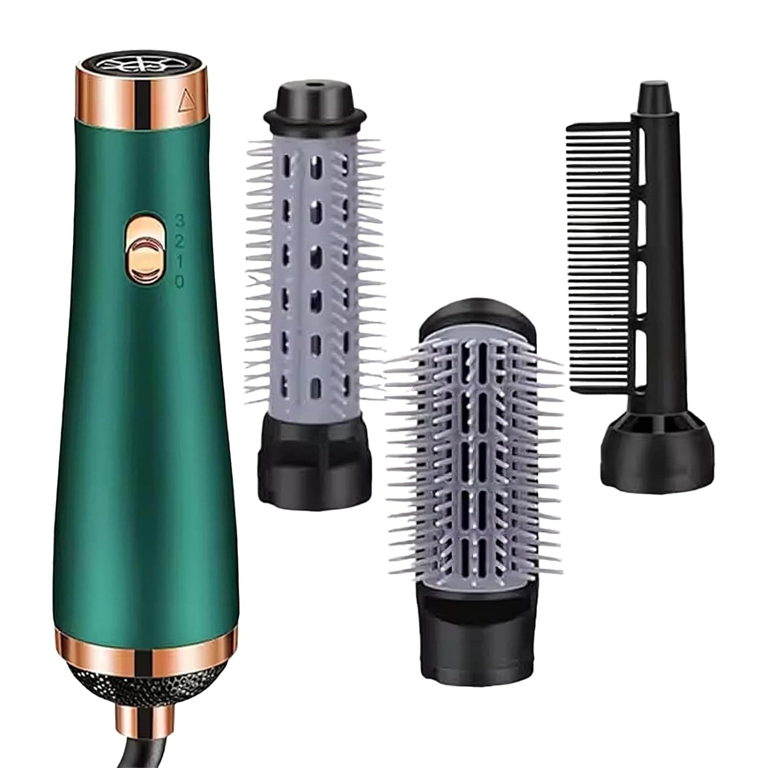 Hot Air Styler - High-Speed Fast Drying Professional - Air Wrap Curler Hair Straightener,for Women Girls Long Short Curly Straight Home Daily Travel Salon