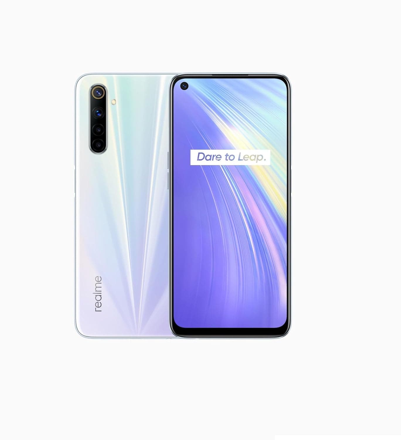 Realme 6 Dual-SIM 64GB ROM + 4GB RAM (GSM Only | No CDMA) Factory Unlocked 4G/LTE Smartphone (Comet White) - International Version