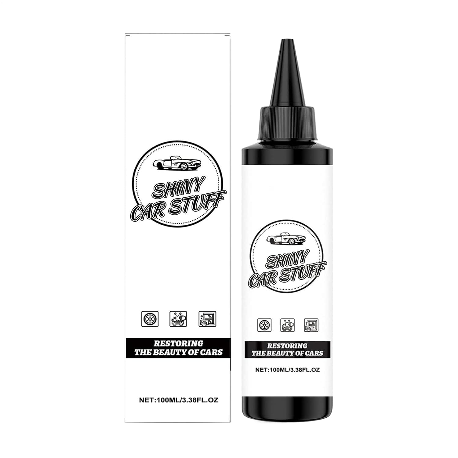 Auto Coating Agent | Dustproof Waterproof Car Cleaner Solution | UV Protection Portable Automotive Care Agent For Hood Windshield Wheels Bumper Car