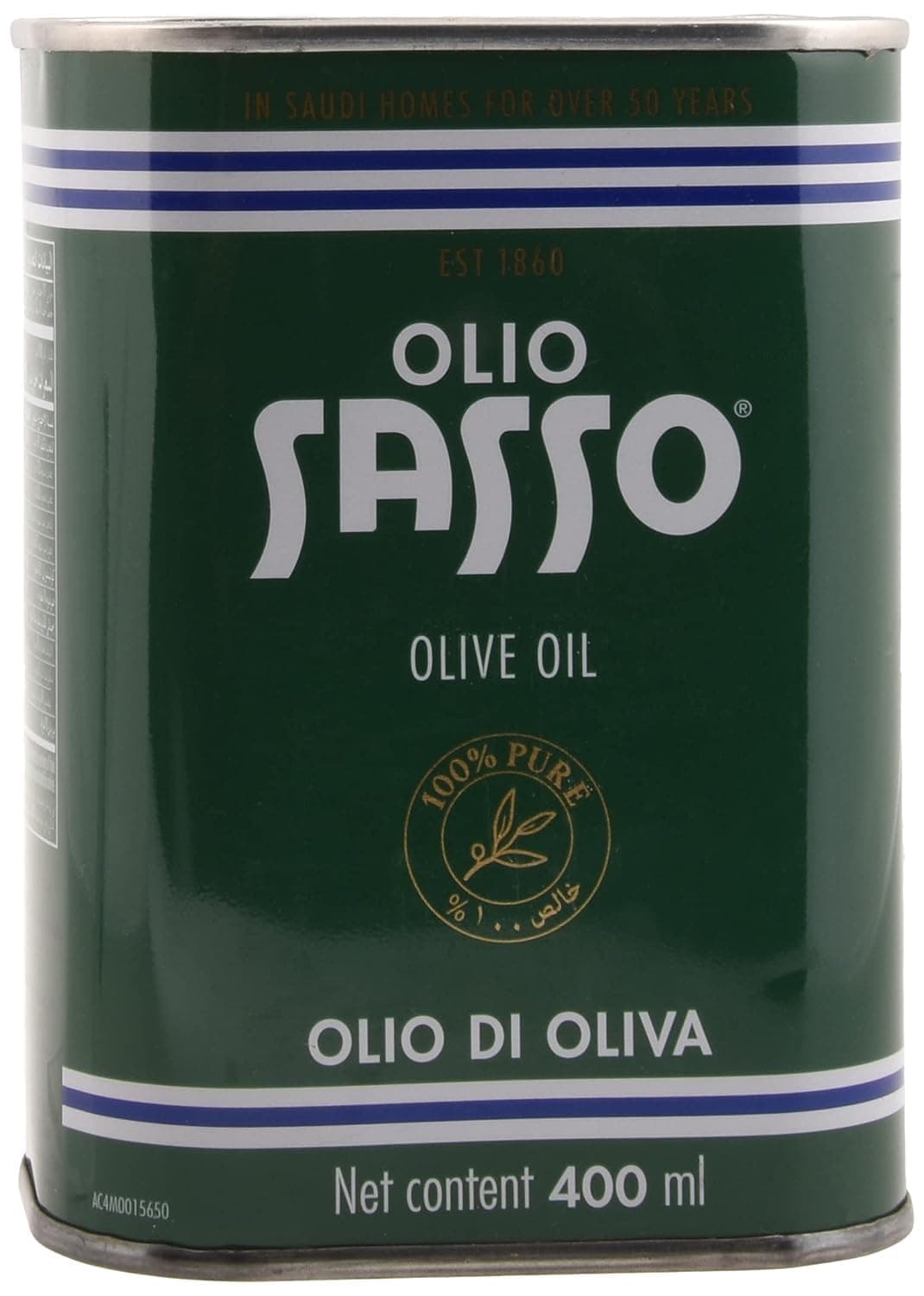 Sasso Pure Olive Oil, 400 Ml - Pack Of 1