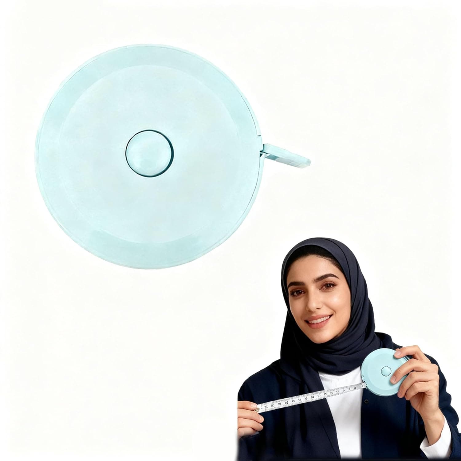 شريط قياس من جود تول، شريط قياس صغير ناعم للجسم والنسيج، مسطرة زرقاء صغيرة لخياطة القماش وقياس الخصر، 150 سم