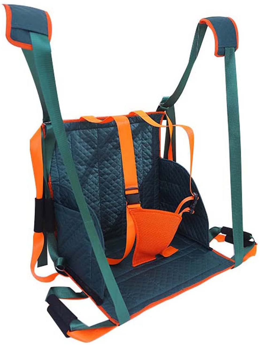 Patient Lift Stair Slide Board Transfer Emergency Evacuation Chair Full Body Medical Lifting Sling Sliding Transferring Disc Use for Seniors,Handicap (4 Handles)