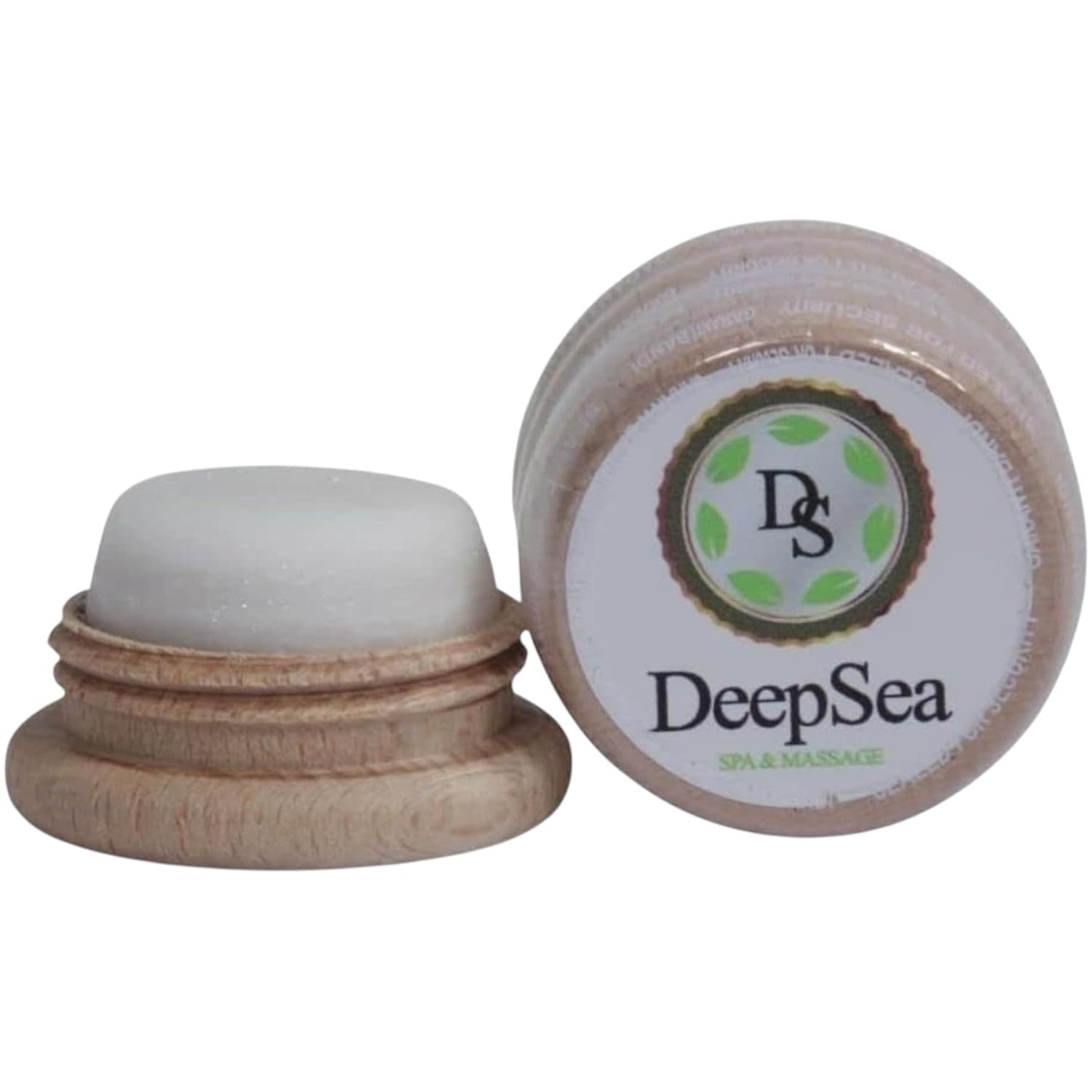 Menthol Stone for Instant Relief, 100% Natural Menthol Crystal and Essential Oils, All Natural Wooden Case, Travel Size, Small