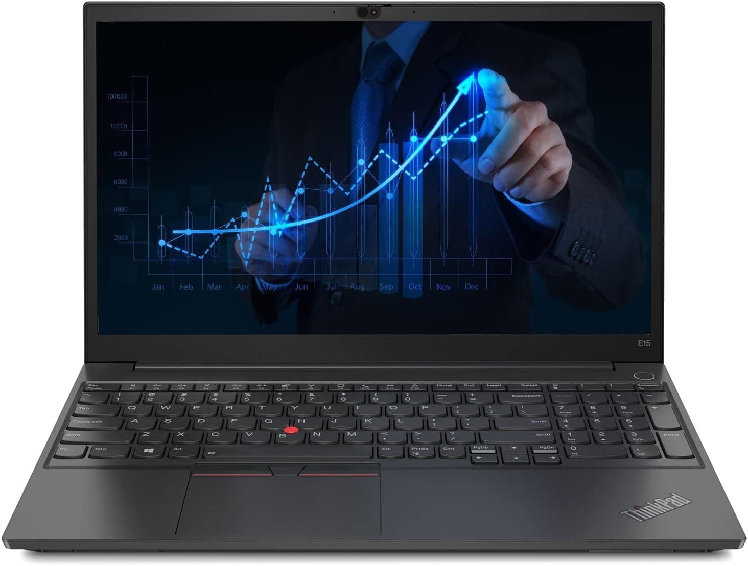 Lenovo ThinkPad E15 Gen 2 Business Laptop, 15.6" FHD Display, Intel Core i7-1165G7, 16GB RAM, 512GB SSD, US Keyboard (Renewed)