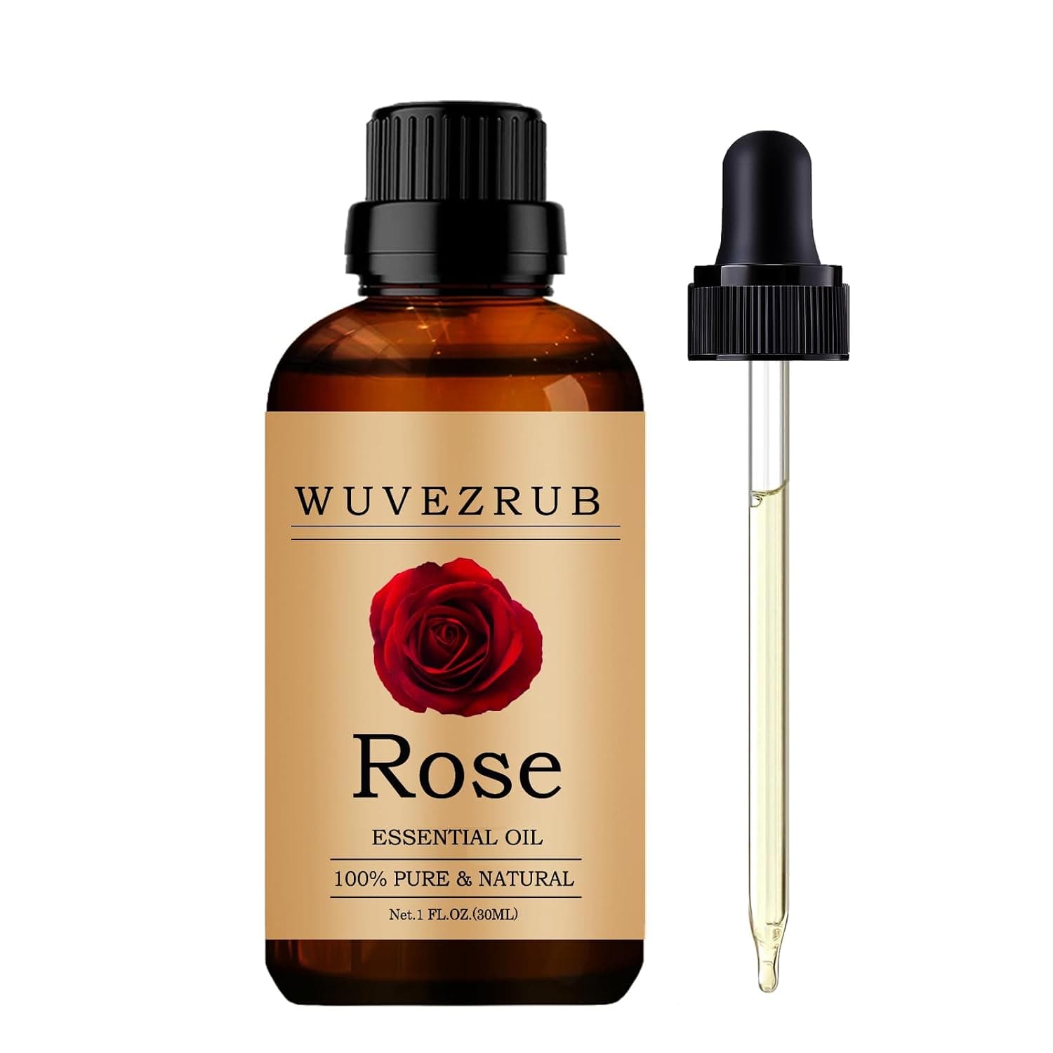 Organic Rose Essential Oils, 30Ml Pure and Natural Rose Essential Oil for Aromatherapy Diffuser - Pink/1 Fl Oz