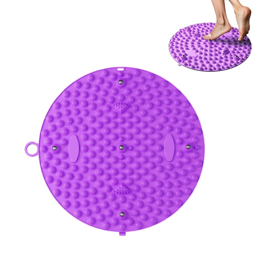 MIUPOO Foot Massage mat,Relaxation Massage Mat Feet Massage Pad,Acupressure Mat for Feet,Anti Fatigue Walk Stone Acupoint Mat Particle Portable Massage Tool for Walking Long Sitting