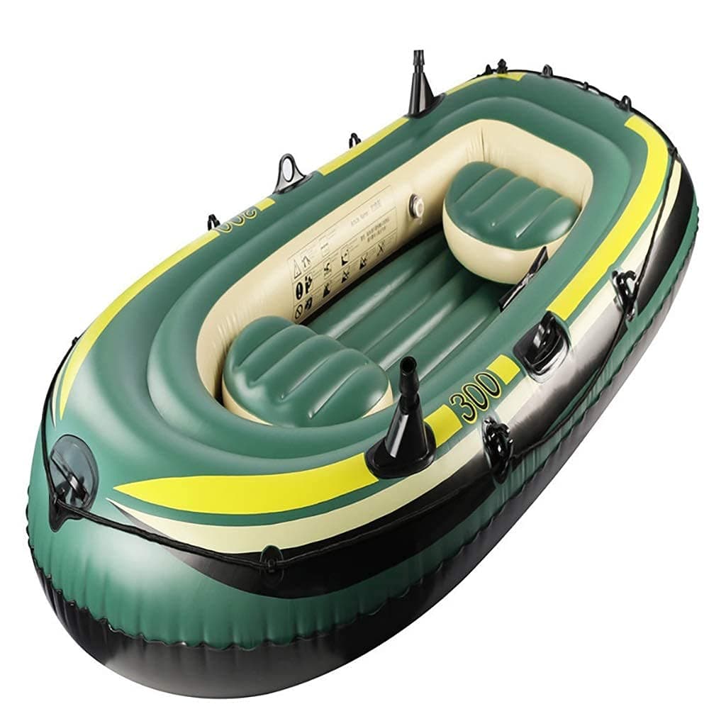 Inflatable Kayak Inflatable Boat Set, 23 Person Boat Set With Oars + With Pump Water Sports