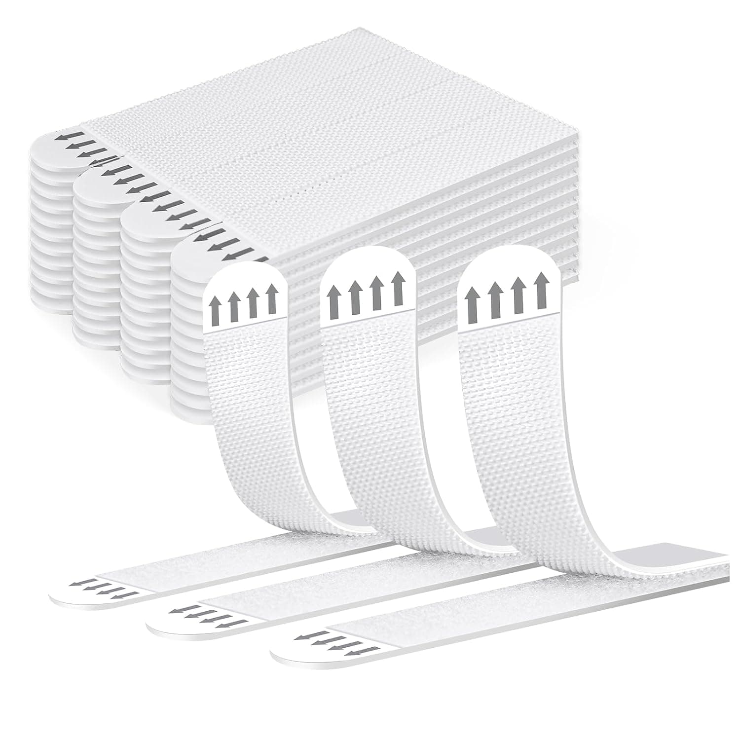 24 Pairs Heavy Duty Picture Hanging Strips for Frames and Posters, Large Adhesive Wall Hooks, Damage-Free No Nail Picture Hangers, Easy Removal Refill Mounting Strips for Home, Office and Dorm