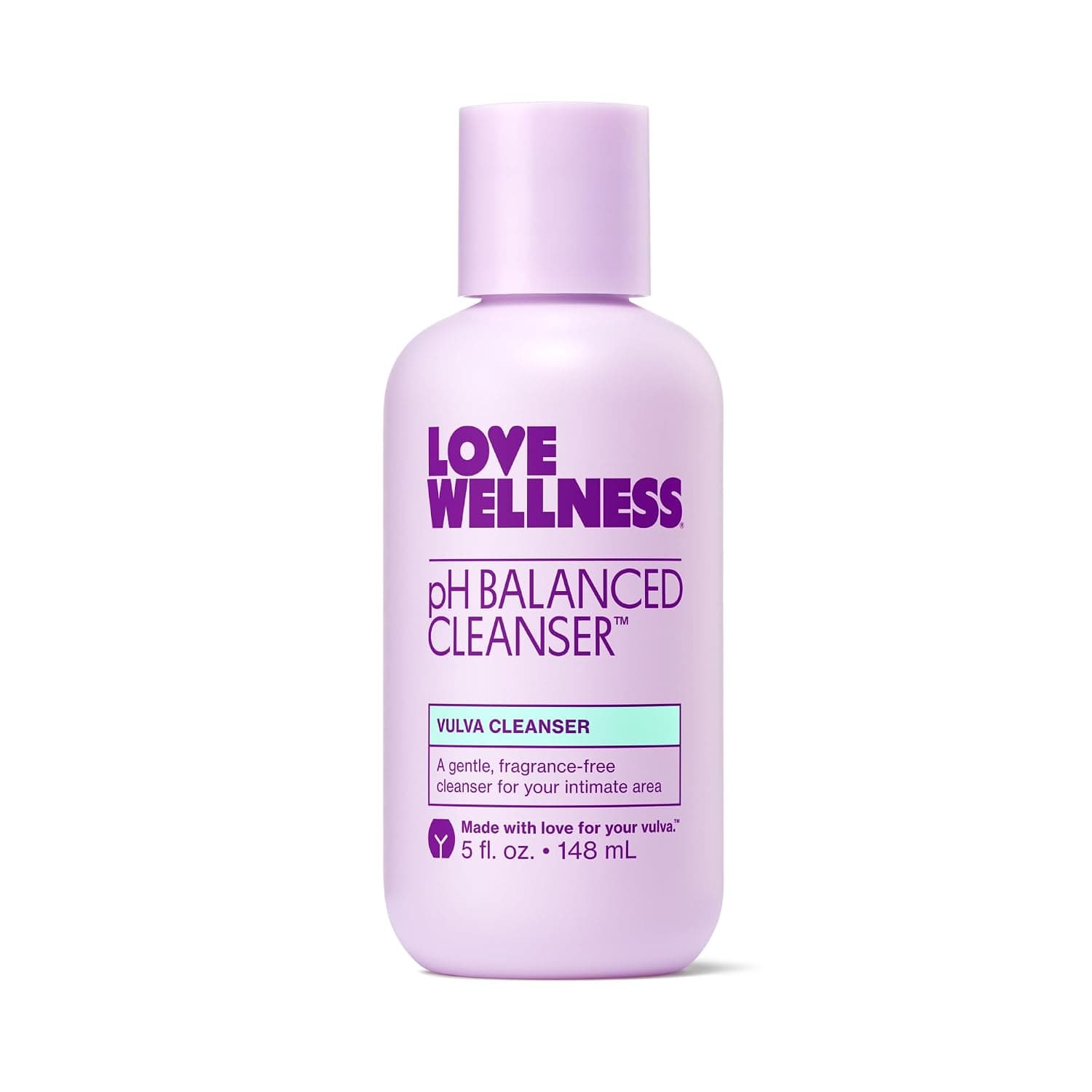 Love Wellness pH Balancing Cleanser | Feminine l Wash | Fragrance-Free | l Cleanser for Balanced pH, Intimate Health & Hygiene | Non-Irritating with Aloe Vera for Sensitive Skin | 5 Fl Oz | Aloe vera, Calendula, Non-irritating, Gentle formula, Sensitive skin, Intimate hygiene, Daily use