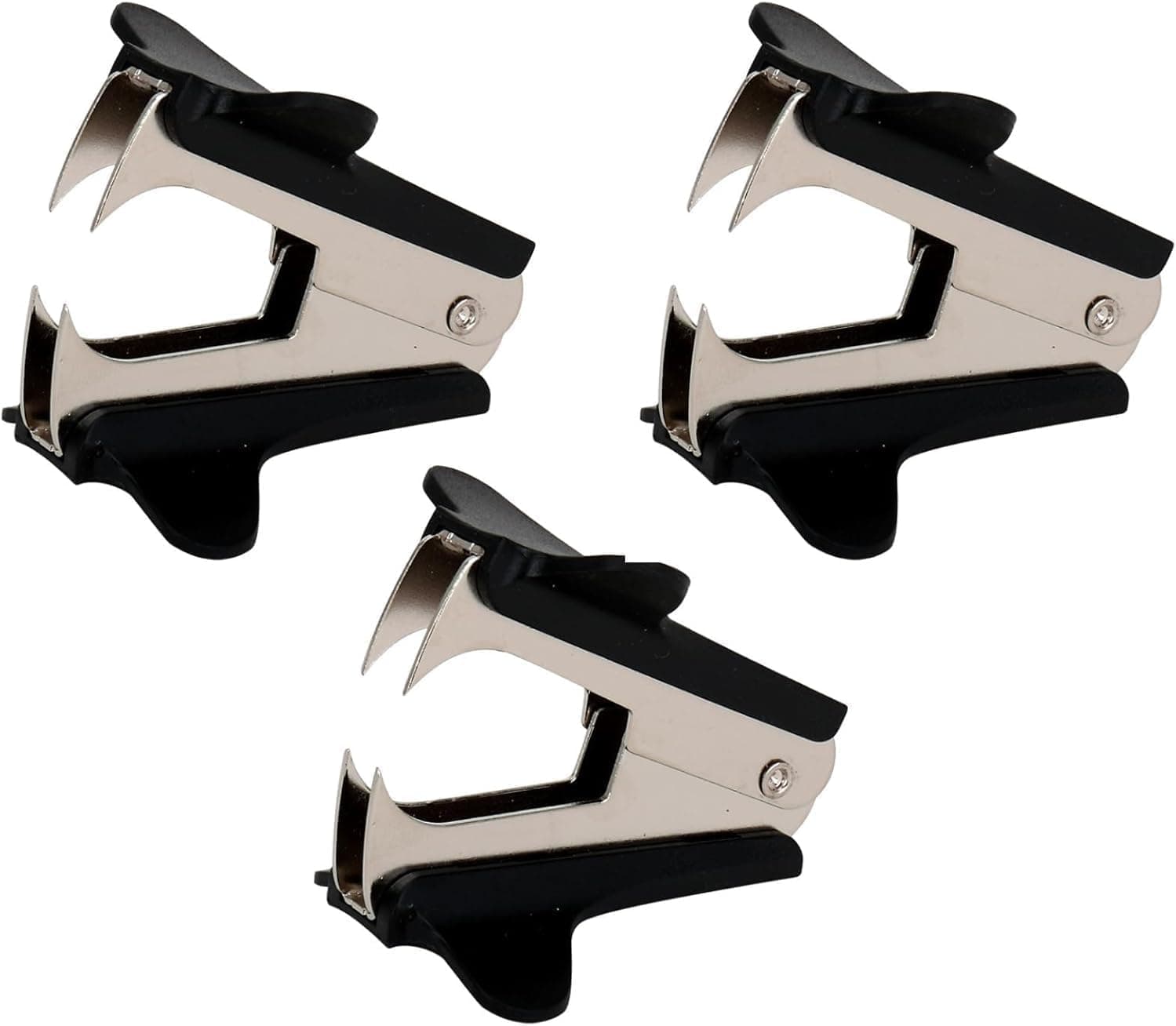 Bolivia's Staple Remover Tool, Ergonomic Handheld Metal Set, Easy Removal Device, for Office School and Home Use, Efficient Staple Removal Jaw Mechanism for Document Organization and Filing Tasks