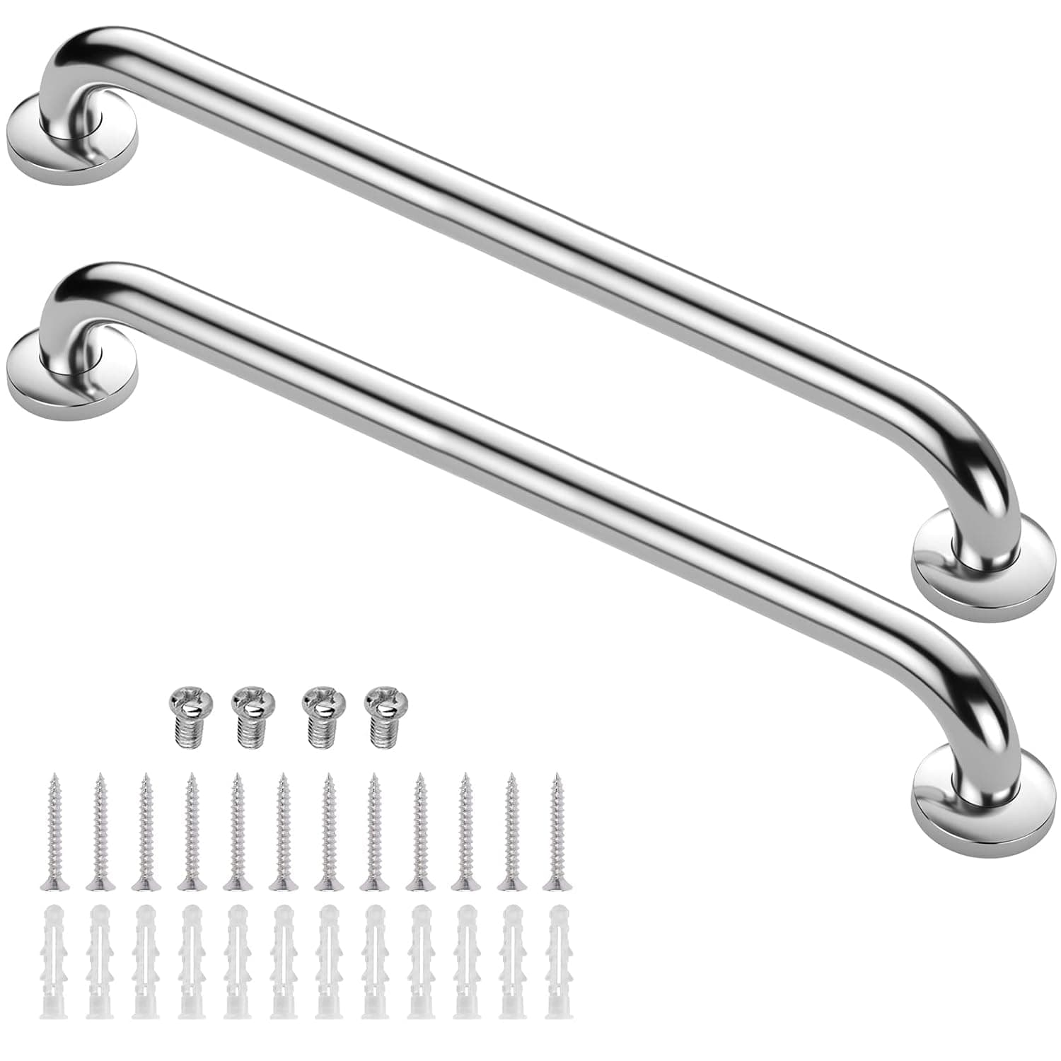 Gotega Shower Grab Bar 2 Pack, Stainless Steel Bathroom Grab Bar Shower Bath Handle Grab Bars for Bathtub Showers 42 Inch