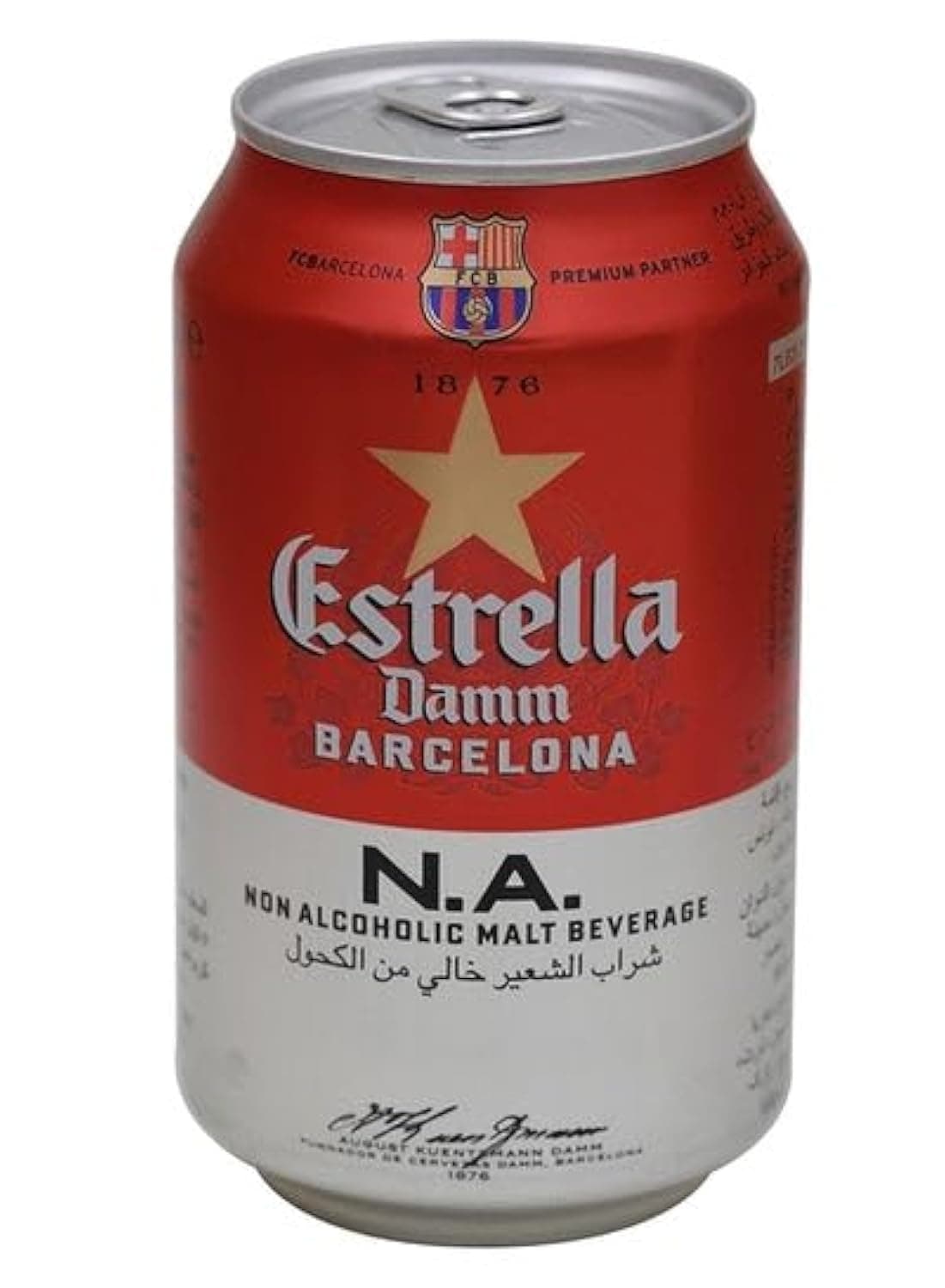 Estrella Non Alcoholic Malt Beverage - Can 330Ml
