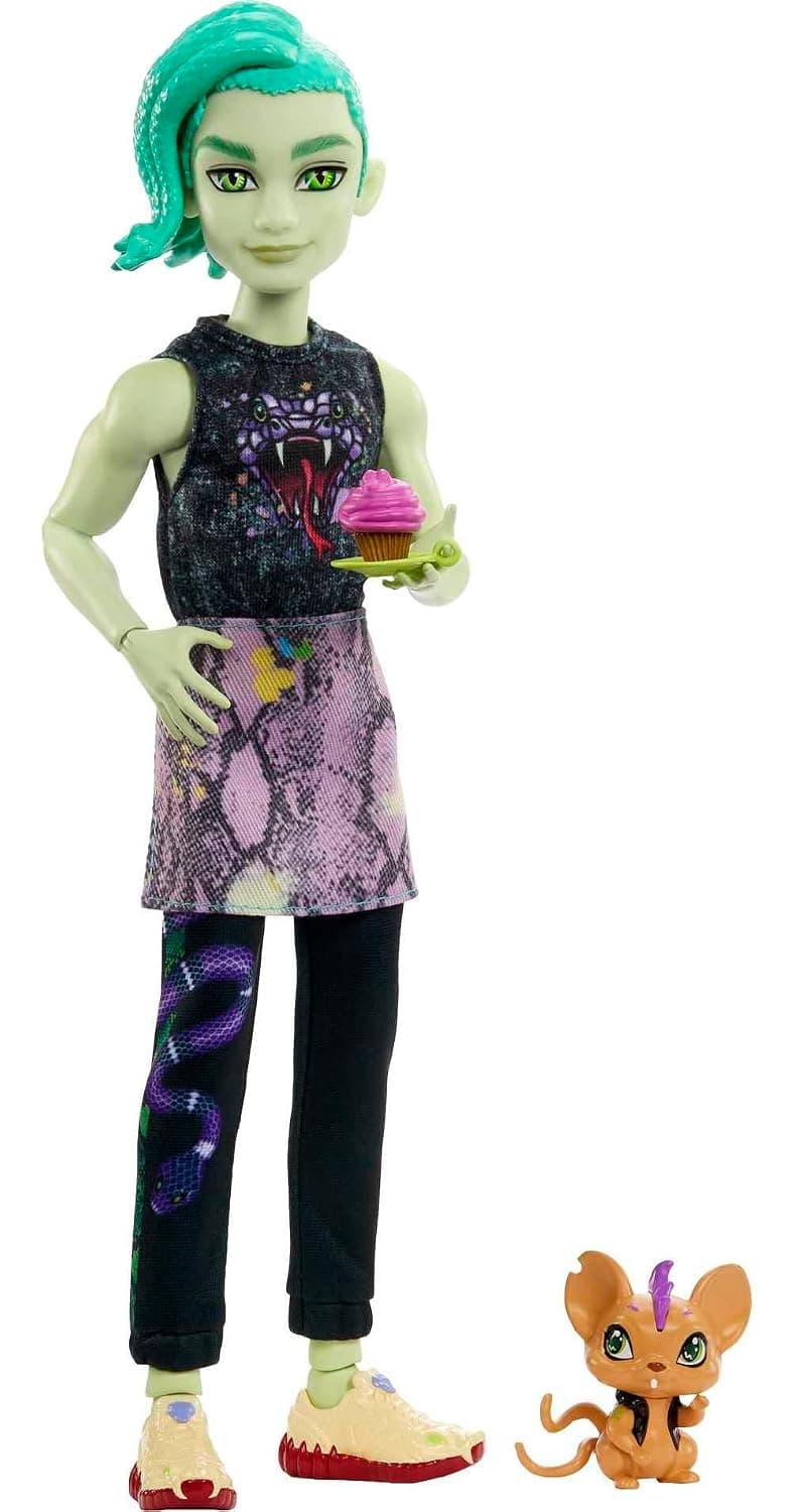 Monster High™ Deuce Gorgon™ Doll with Pet and Accessories