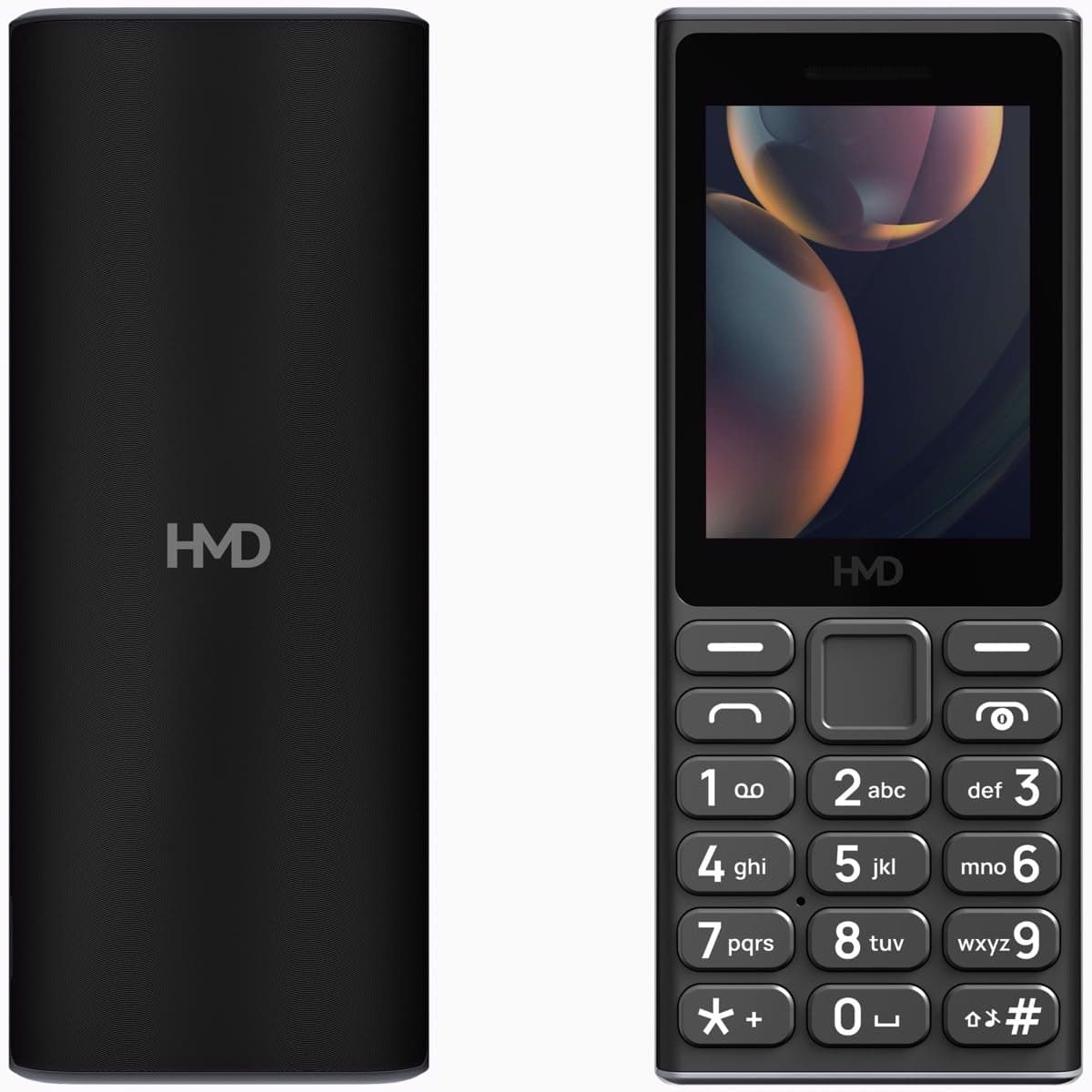 HMD 105 Dual-SIM 128MB ROM + 64MB RAM (GSM Only | No CDMA) Factory Unlocked 4G/LTE Smartphone (Black) - International Version