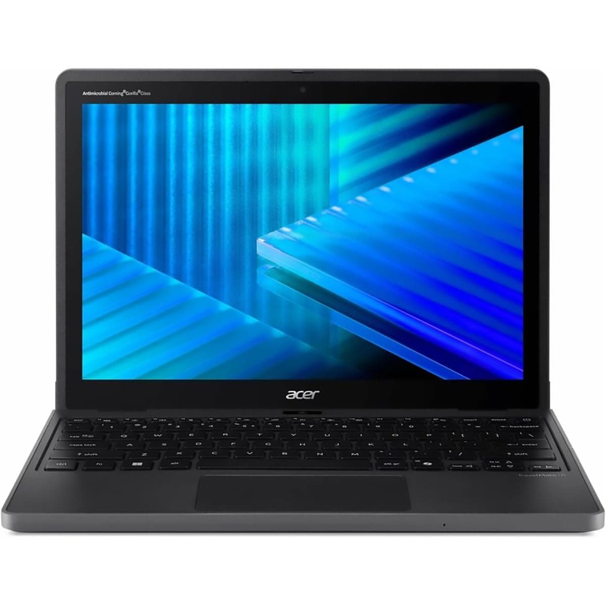 Acer TravelMate B3 Spin 12 TMB312RN-31-C86V .2" WUXGA -in-1 Touchscreen Laptop with Stylus, Intel N150 0.8GHz, 4GB RAM, 128GB eMMC, Windows 11 Pro, Black | Intel N150 processor with 12.2 inch touchscreen for education, productivity and travel