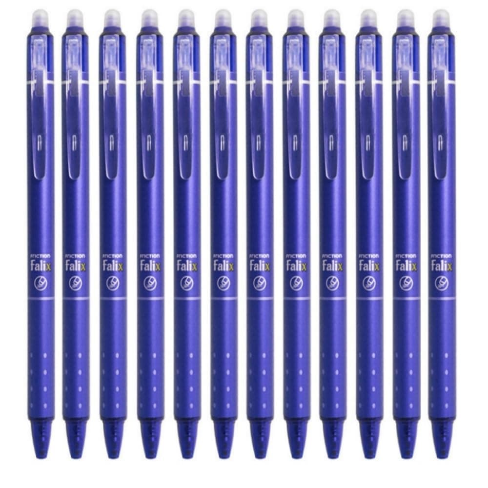 8 Pack Erasable Pens - Rub Out Gel Pens with Erasers, 0.5mm Erasable Writing Pens for Kids and Adults, Perfect for School Supplies and Office Stationery (8 Colours)