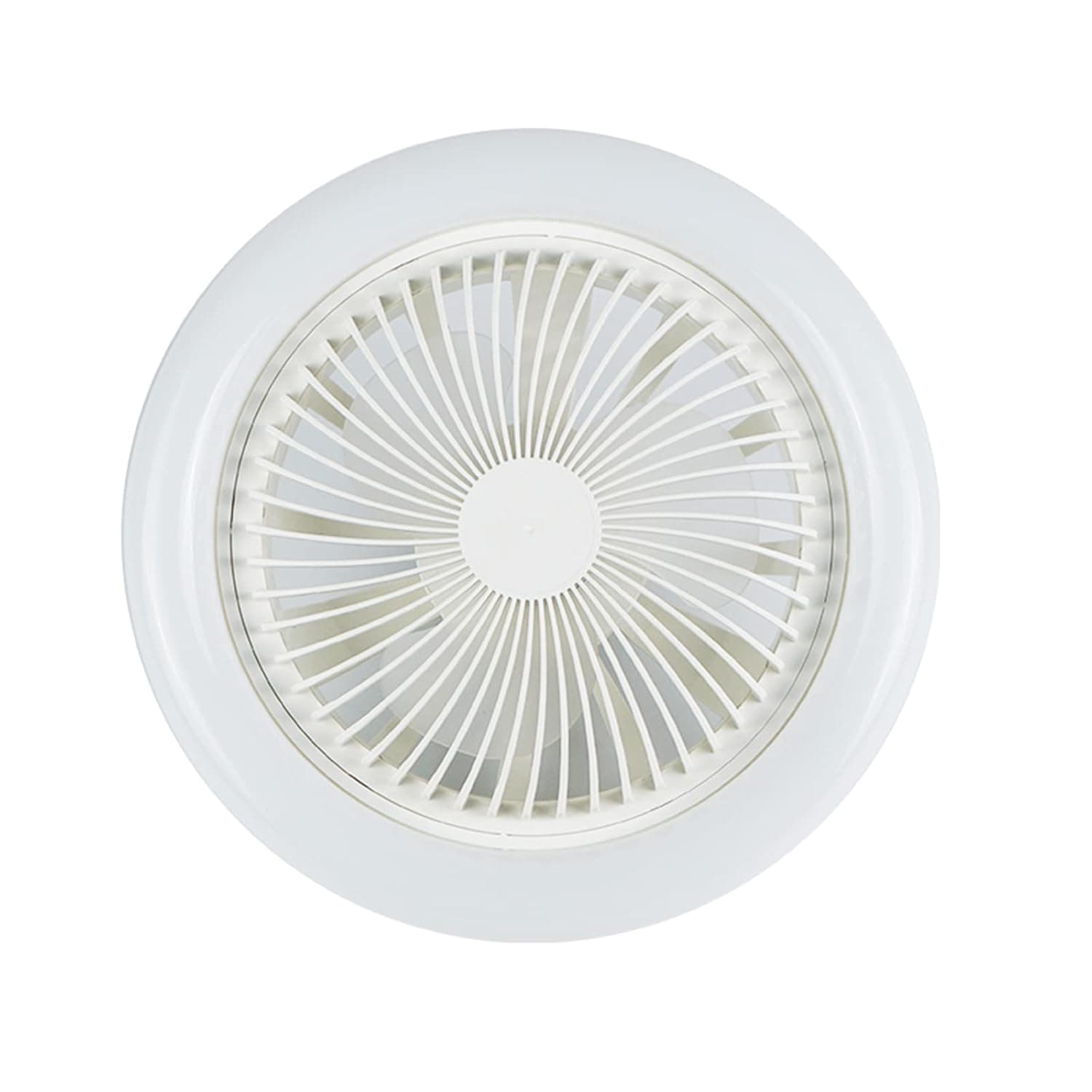 Fawoonu E27 Lamp Head Ceiling Dual-purpose Fan Lamp 3-Gear Adjustment Small Ceiling Fan Light for Kids Room Bedroom
