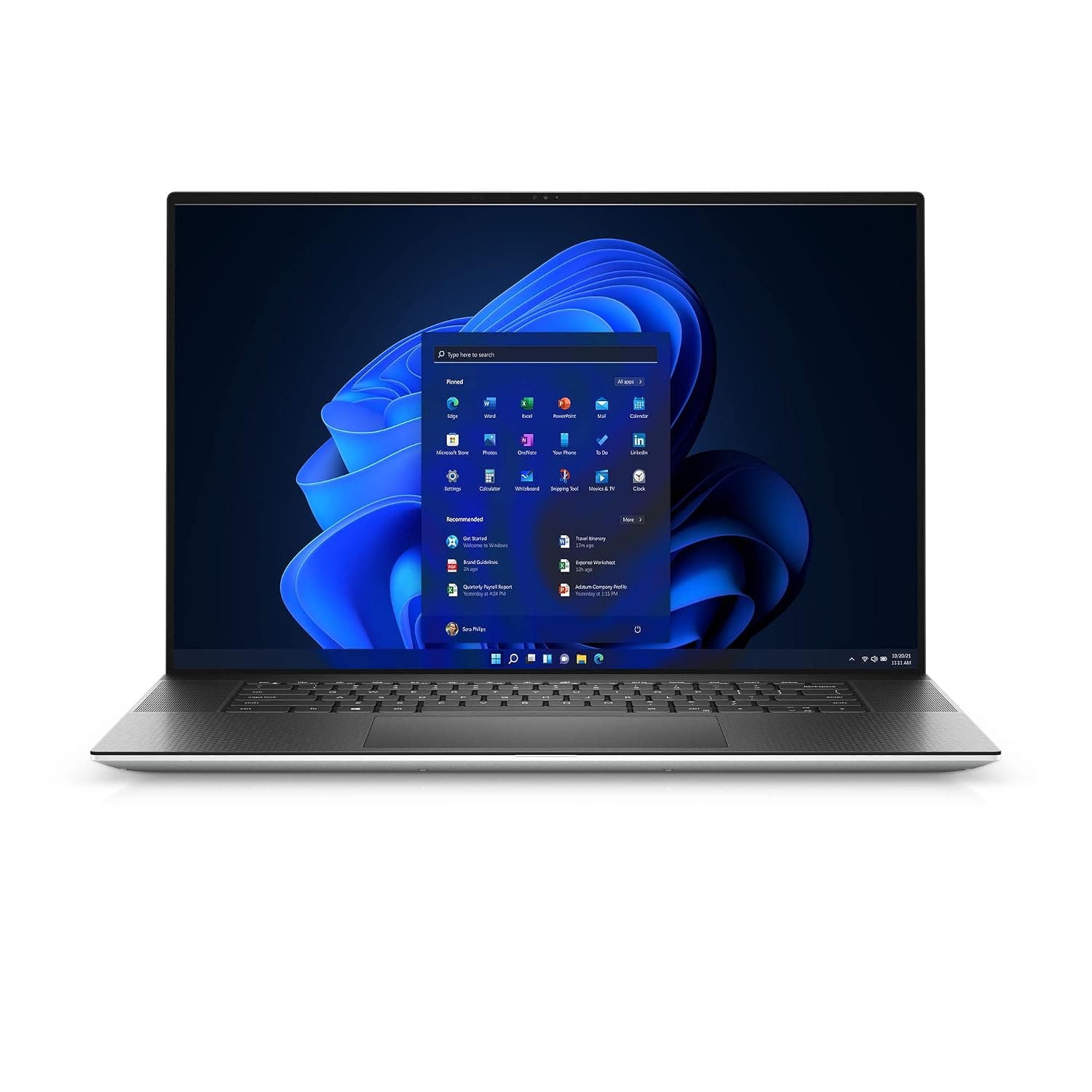 Dell XPS 17 9710 Touchscreen Laptop, 17 inch UHD+ Display - Intel Core i7-11800H, 16GB DDR4 RAM, 512GB SSD, NVIDIA GeForce RTX 3050 4GB GDDR6, Windows 11 Pro + 1 Year ProSupport - Platinum Silver