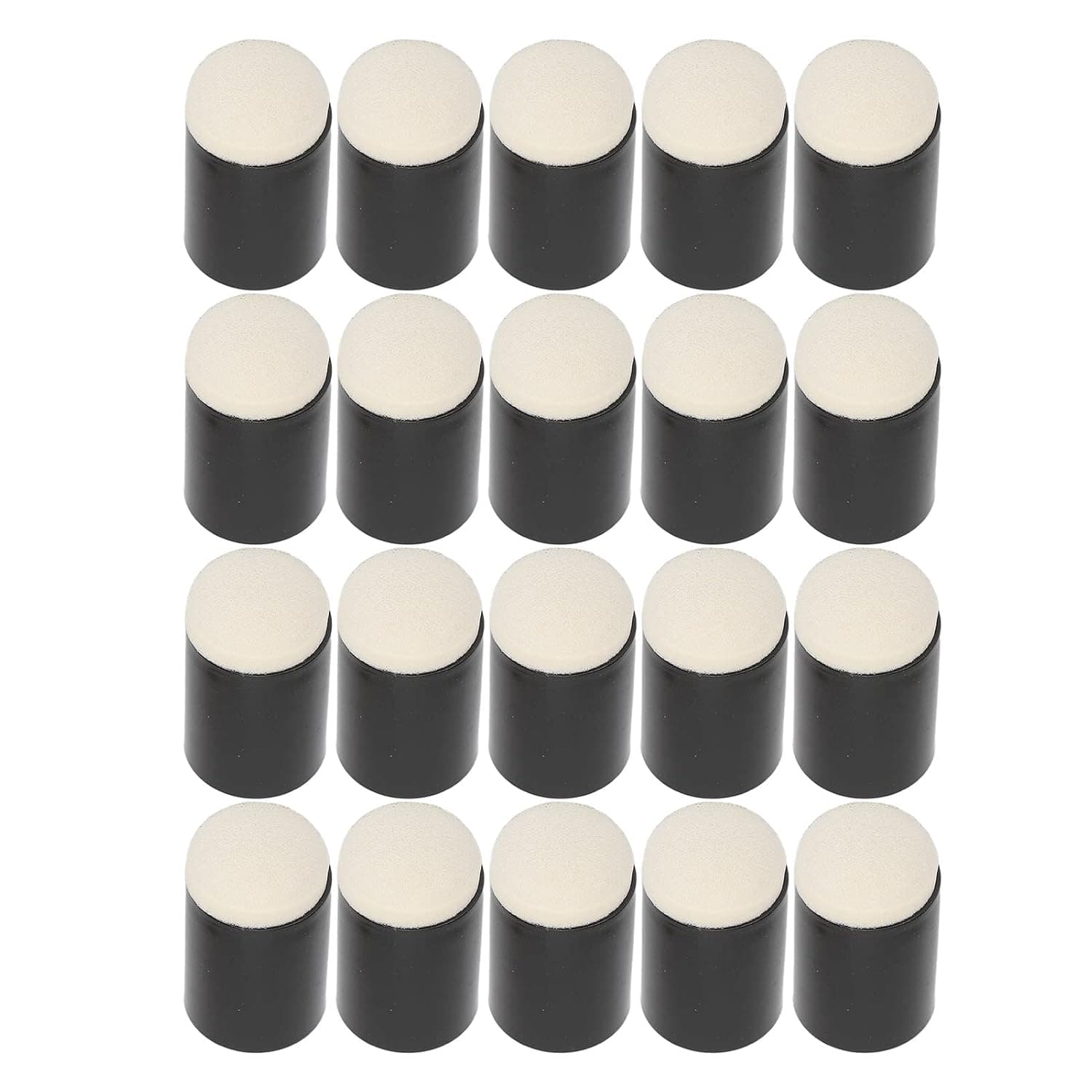 20pcs Mini Finger Sponge Dauber Set for Dark Circles Soft Drawing Painting Craft Makeup Sponge Dauber for Beginners, 20 X Finger Daubers for DIY Projects
