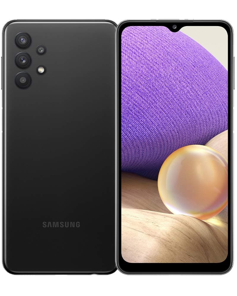 Samsung Galaxy A32 5G SM-A326B Dual-SIM STANDARD EDITION 128GB + 6GB RAM (Only GSM | No CDMA) Factory Unlocked 5G Smartphone (Awesome Black) - International Version
