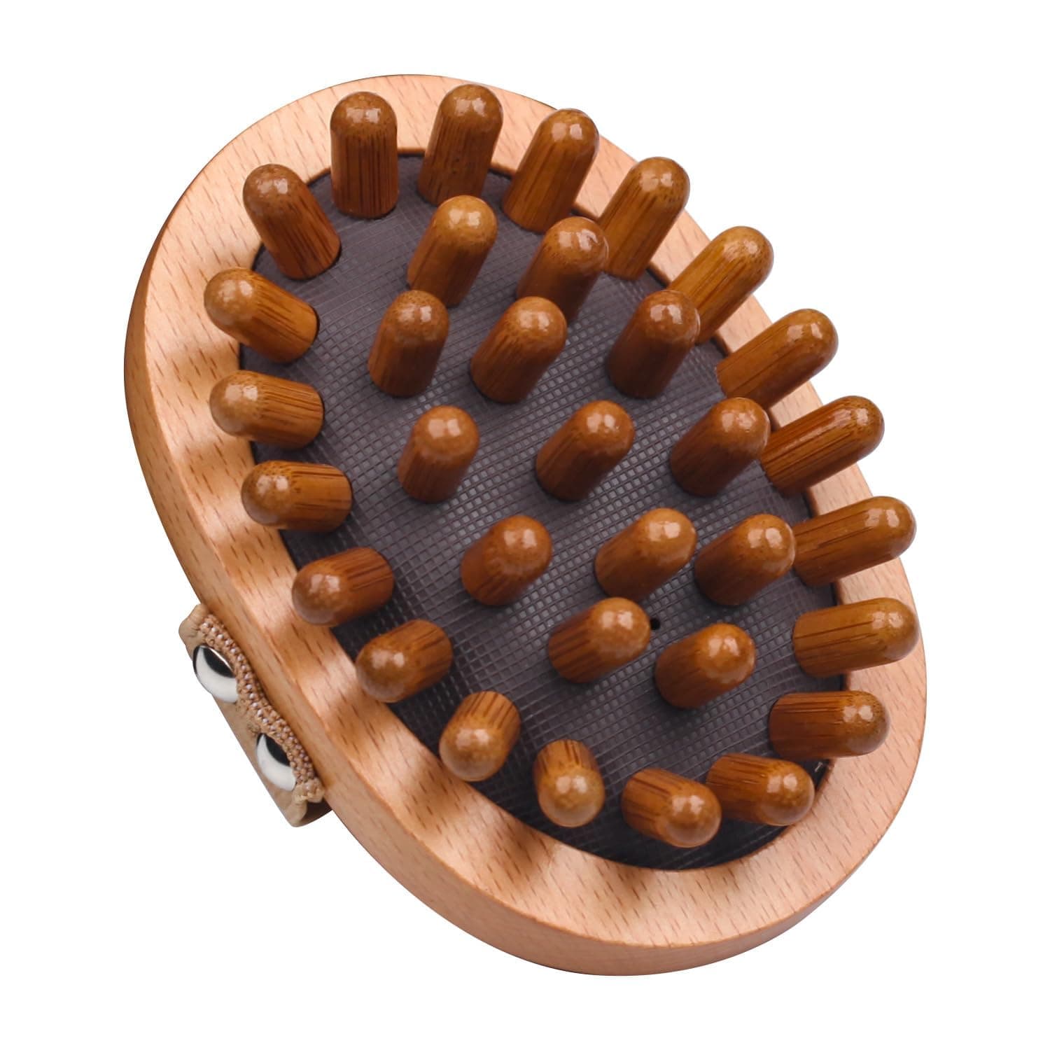 Tazweeq Wooden Massage Comb, Scalp Acupressure Tool, Meridian Massager, Gua Sha Massage Comb For Body Relaxation And Hair Growth