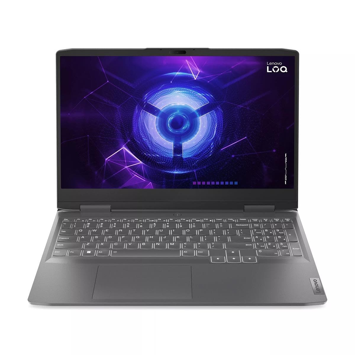 Lenovo LOQ 15IRH8 15.6" Full HD 144Hz Gaming Laptop, Intel Core i5-12450H 2.0GHz, 8GB RAM, 512GB SSD, NVIDIA GeForce RTX 3050 6GB, Windows 11 Home, Storm Gray
